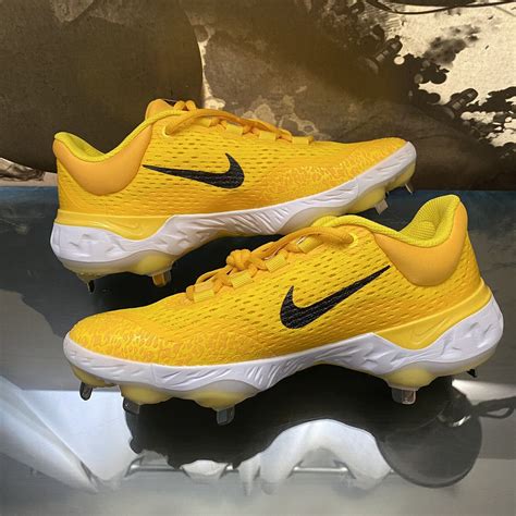 baseball cleats yellow|More.